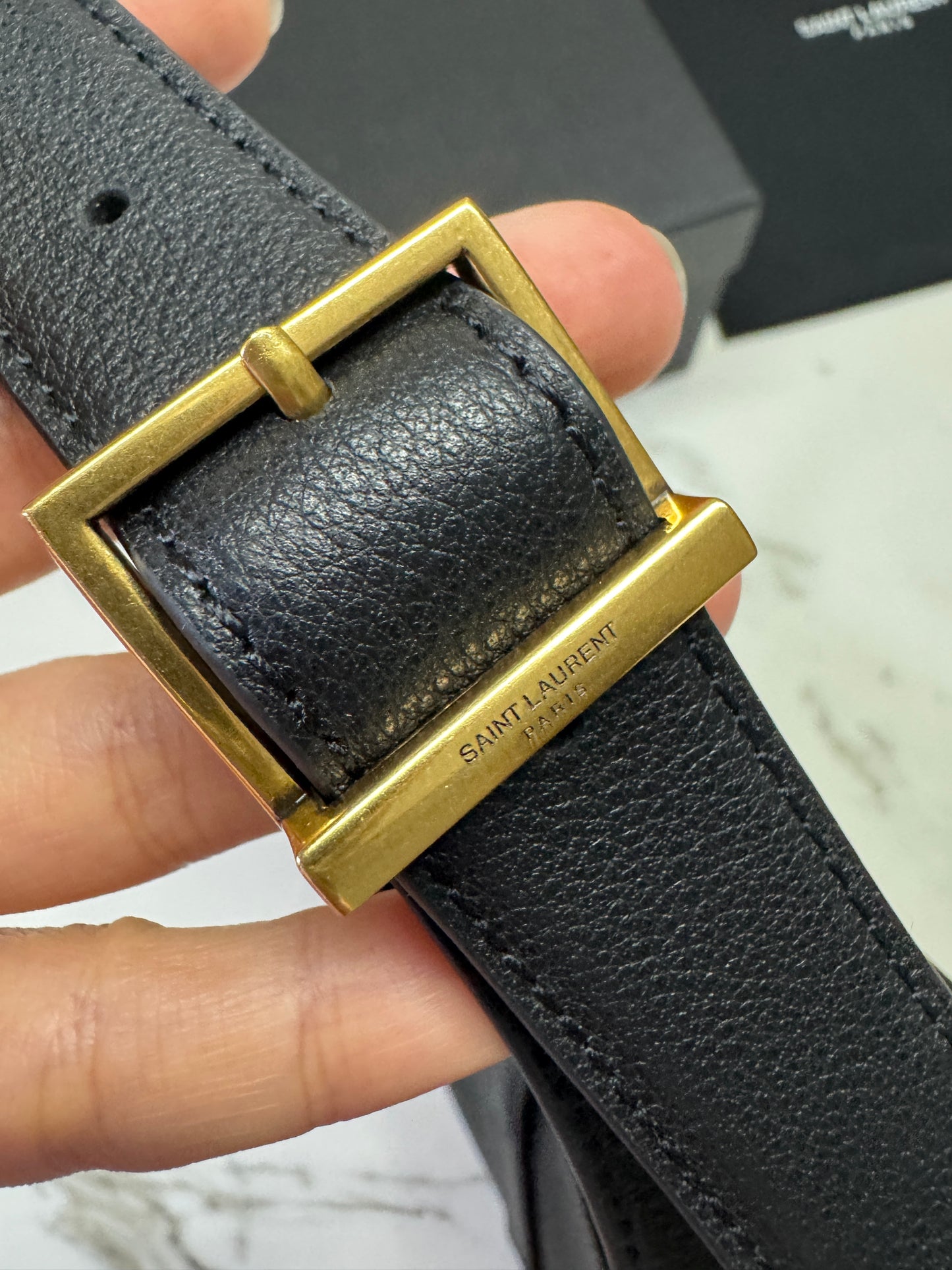 YSL LE 5 A 7 Hobo Small Black