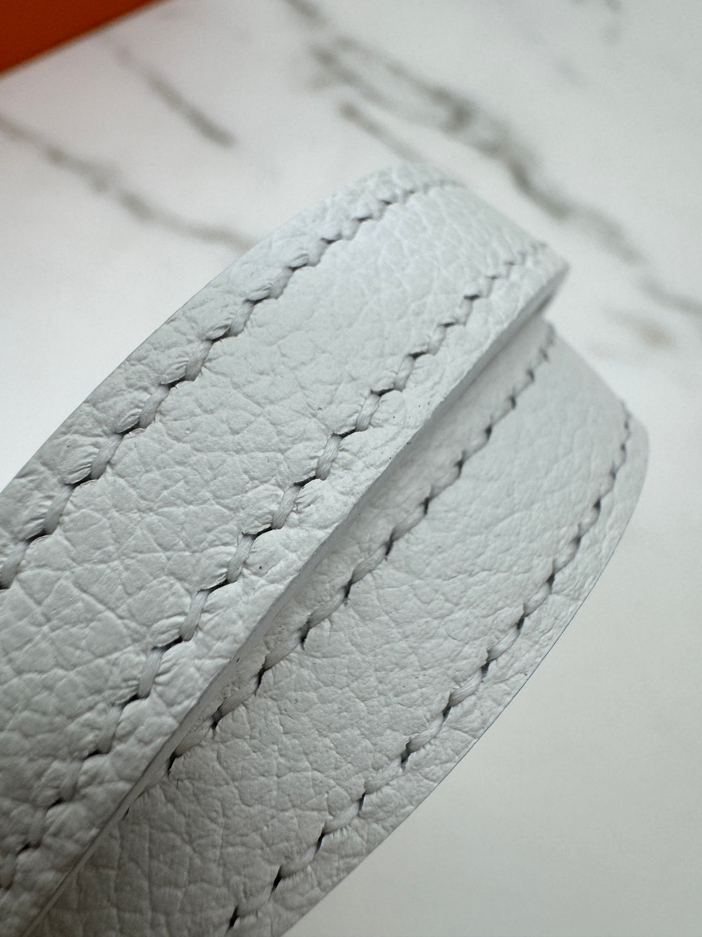 HERMES Mini Constance 新白色 銀扣 Evercolor 0U New White PHW