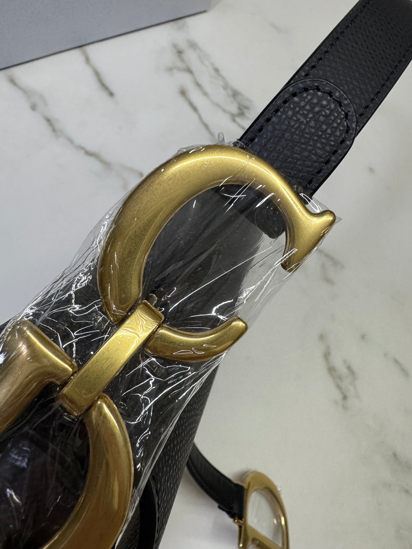 DIOR Saddle Medium Black