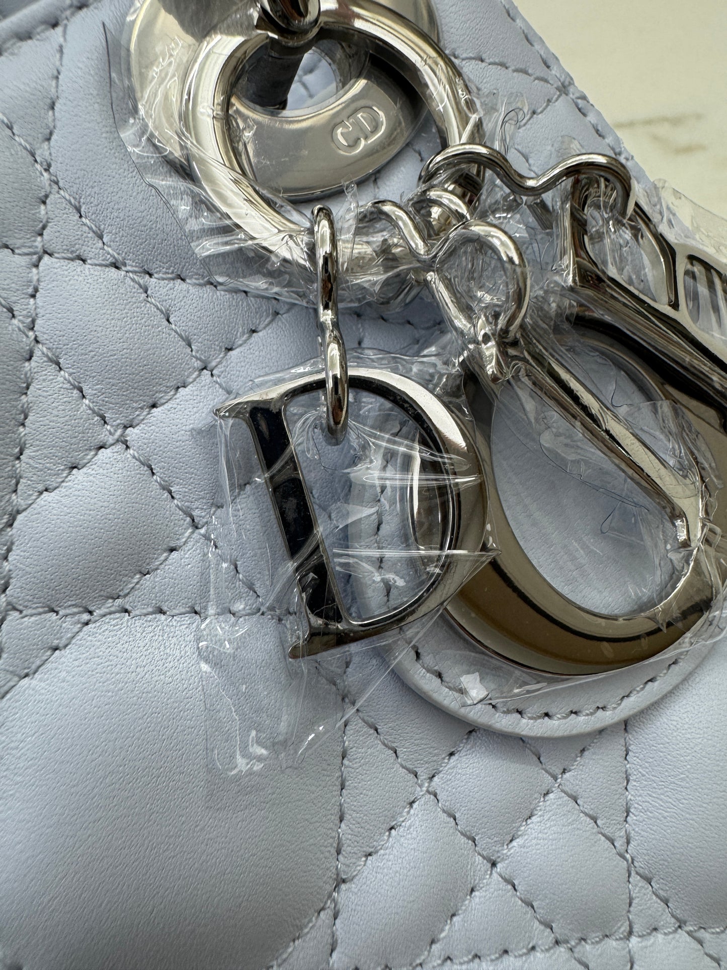 DIOR Mini Lady Dior Shirt Blue