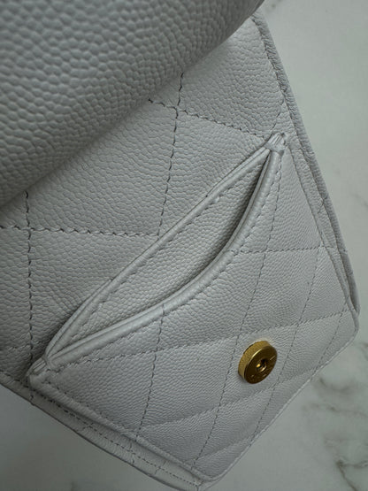 CHANEL Mini 25 Bag 白色荔枝皮