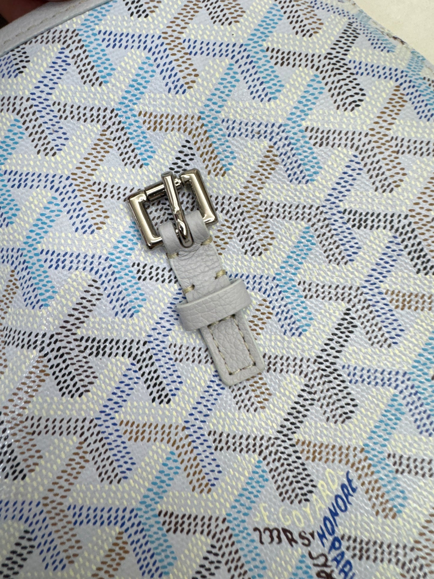 GOYARD 冰川藍 Mini Alpin Backpack Polar Blue
