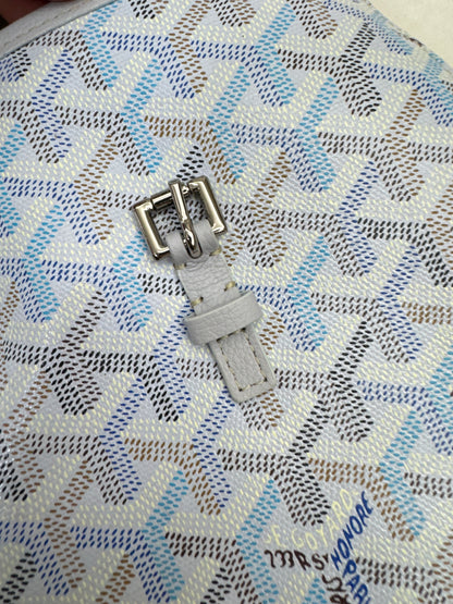 GOYARD 冰川藍 Mini Alpin Backpack Polar Blue