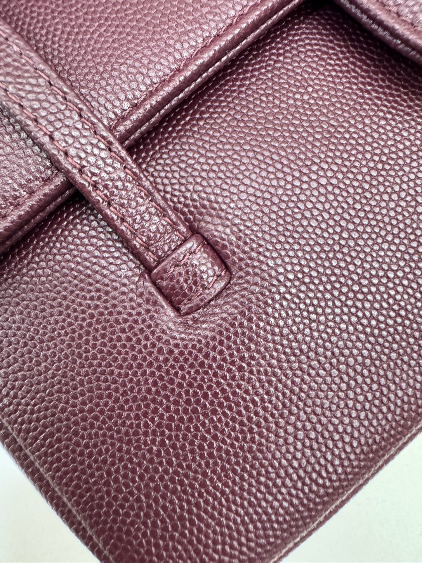 CHANEL Preppy Coco Small 酒紅色