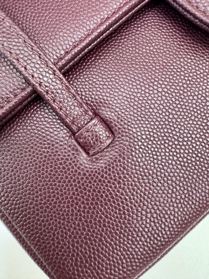 CHANEL Preppy Coco Small 酒紅色