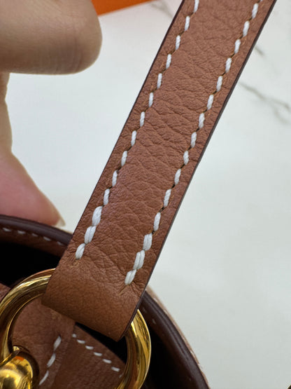 HERMES Mini Roulis Gold Evercolor GHW