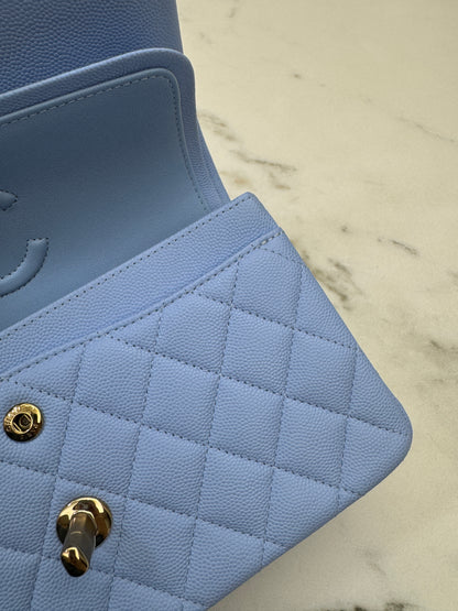 CHANEL CF23 Small 23P粉藍色