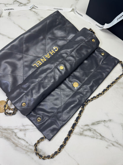 CHANEL 22Bag 小號 深灰色