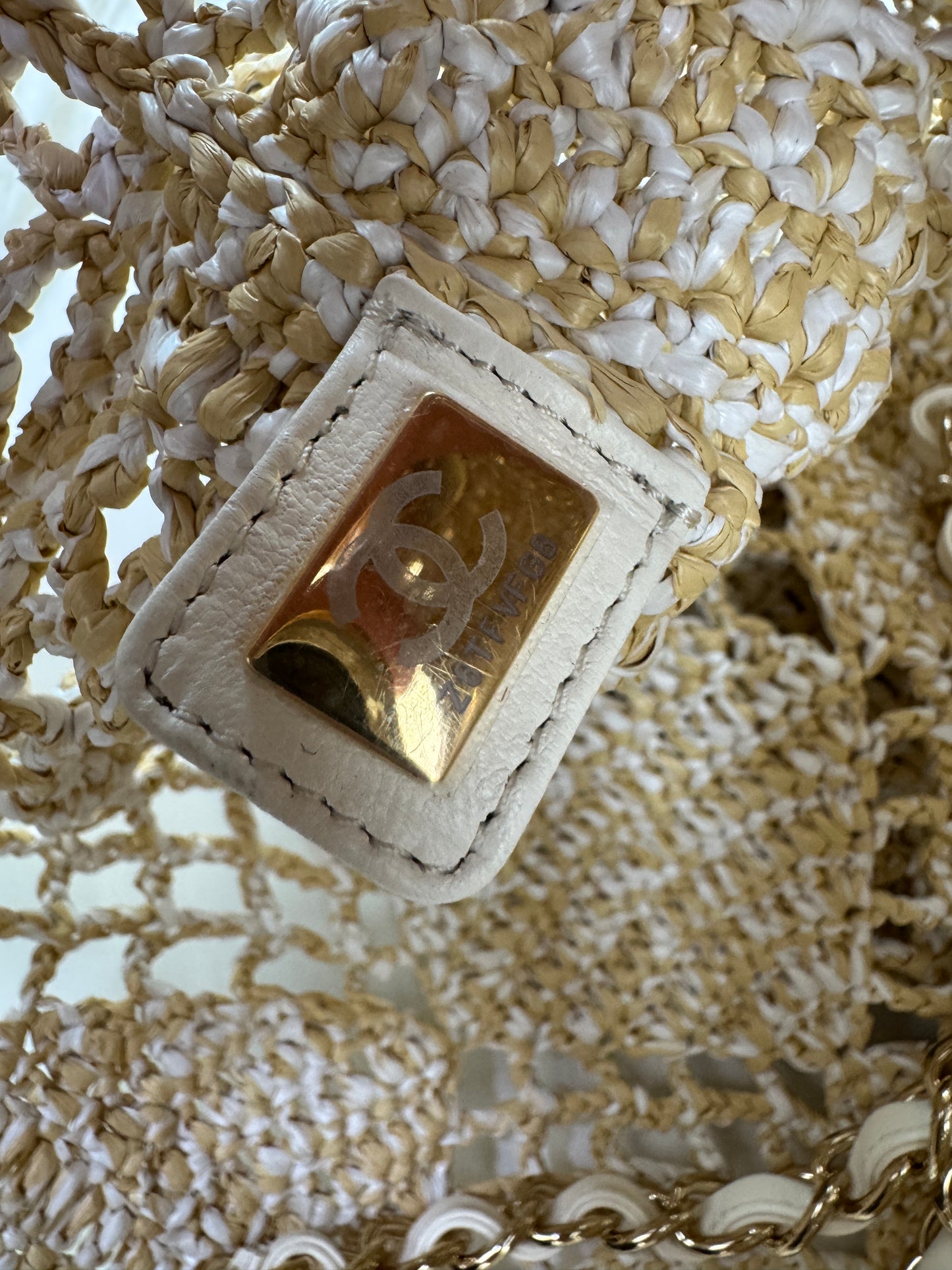 CHANEL 24M Coco Beach 草編沙灘包 Large