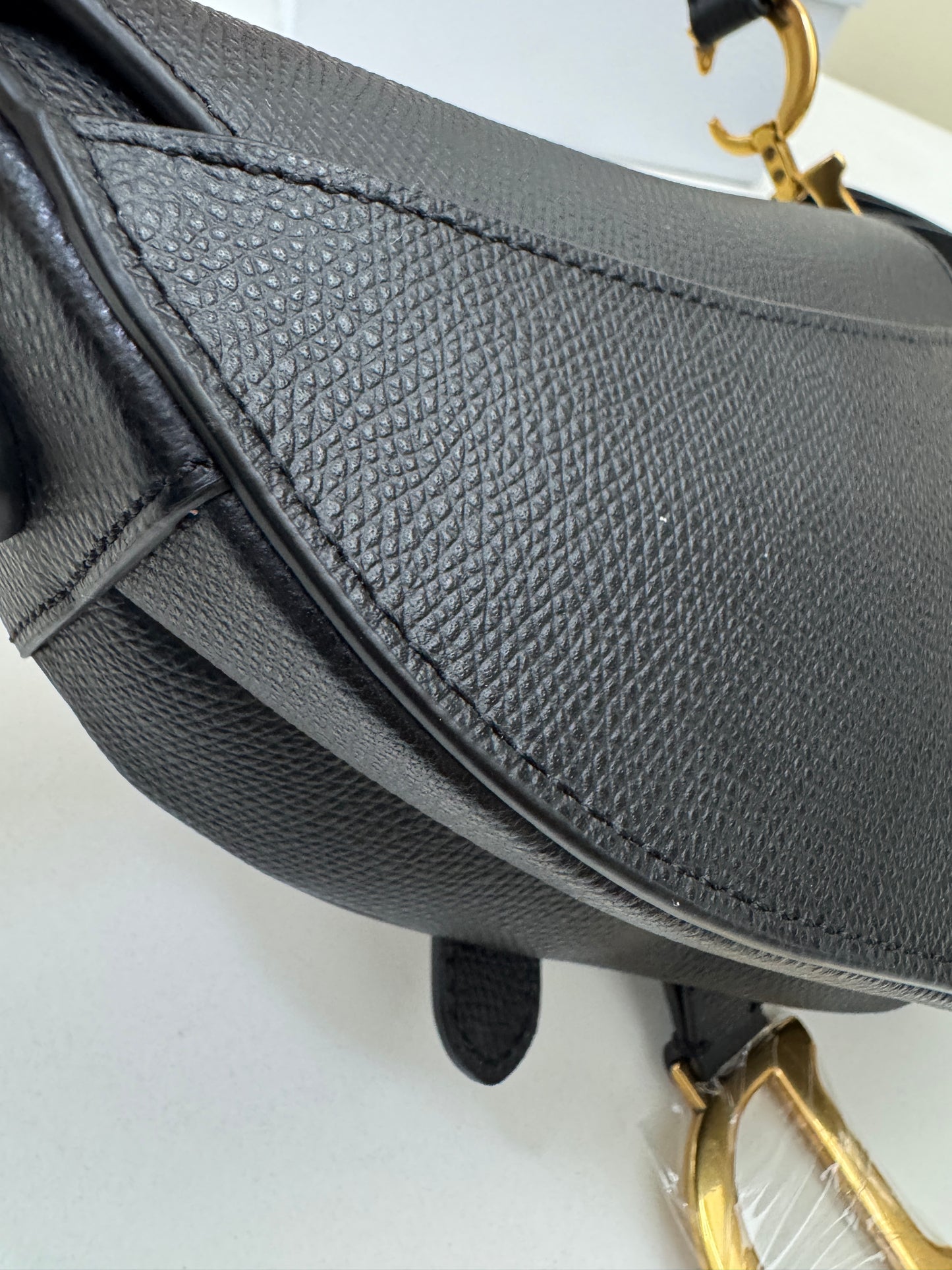 DIOR Saddle Small 黑色掌紋皮 Black Calfskin