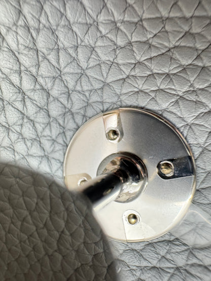HERMES Mini Lindy II 木偶灰銀扣 TC Gris Platin PHW