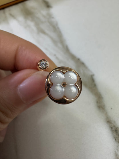 LV Color Blossom Mini 玫瑰金白貝母戒指