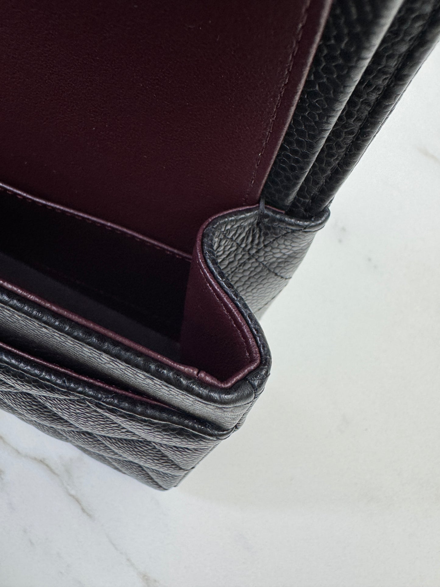 CHANEL CF25 Medium 黑金牛 Black Calfskin GHW