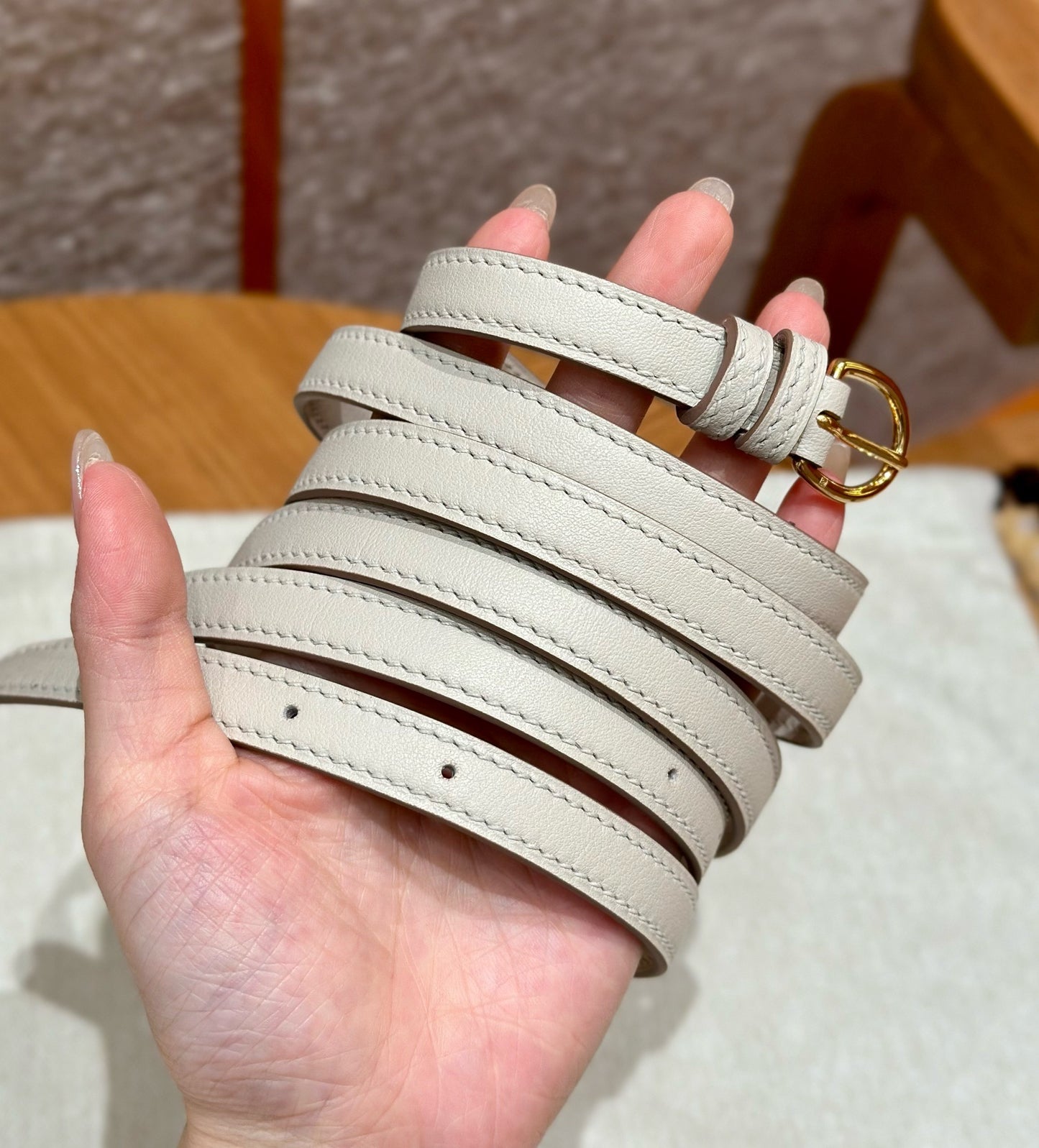 HERMES 2424 冰川白金扣 evercolor