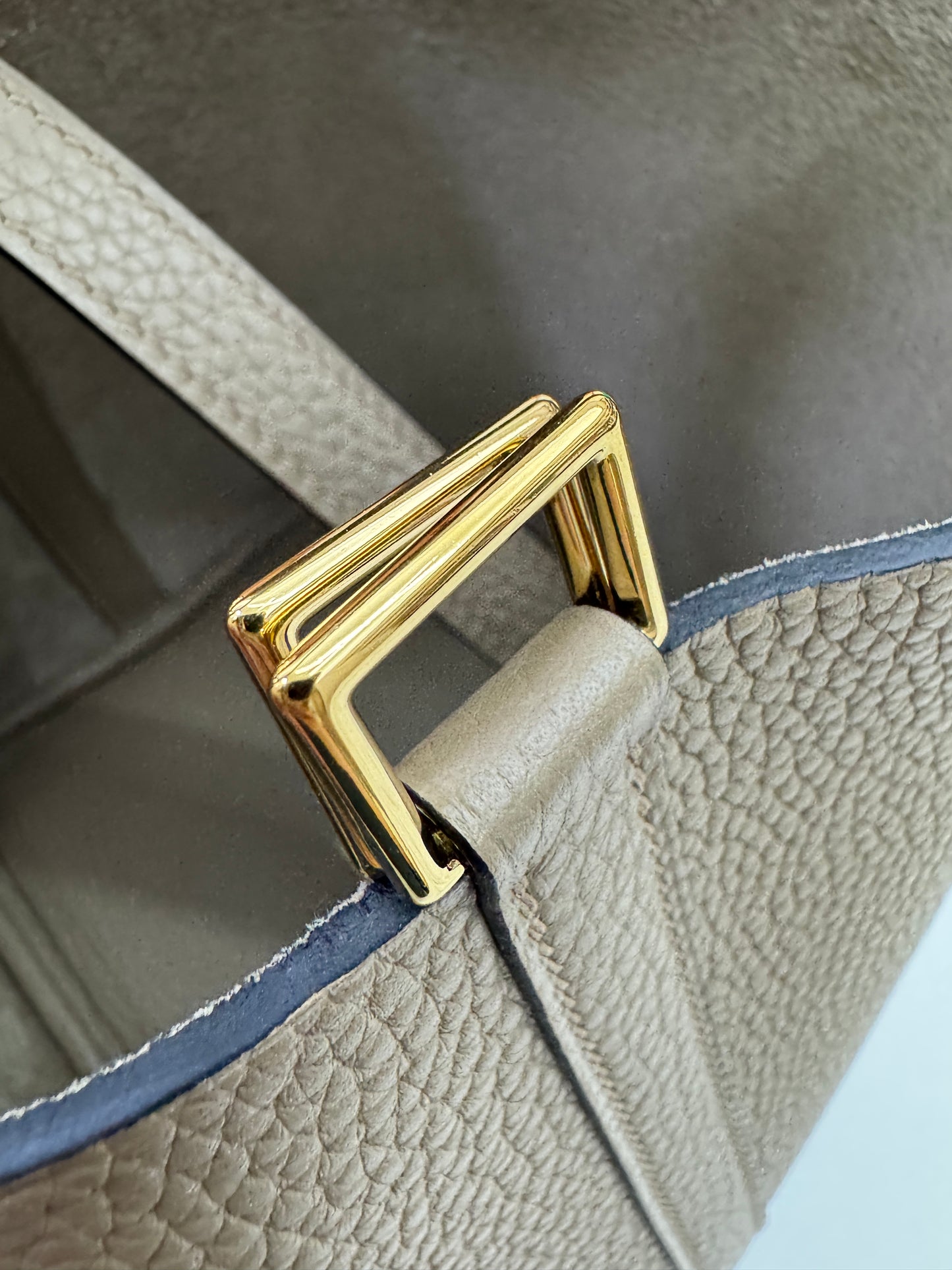 HERMES Picotin 18 馬爾淺米金扣 8Q Beige Marfa GHW