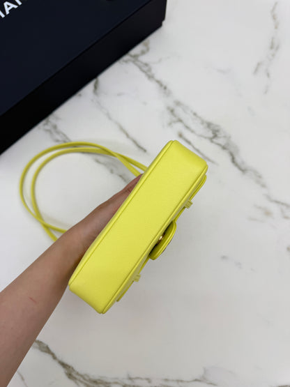 CHANEL Mini Preppy Coco 黃色