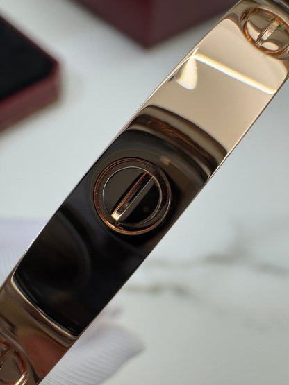 CARTIER Love Bracelets Classic Size Rose Gold