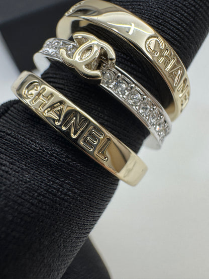 CHANEL 26P 三件套戒指