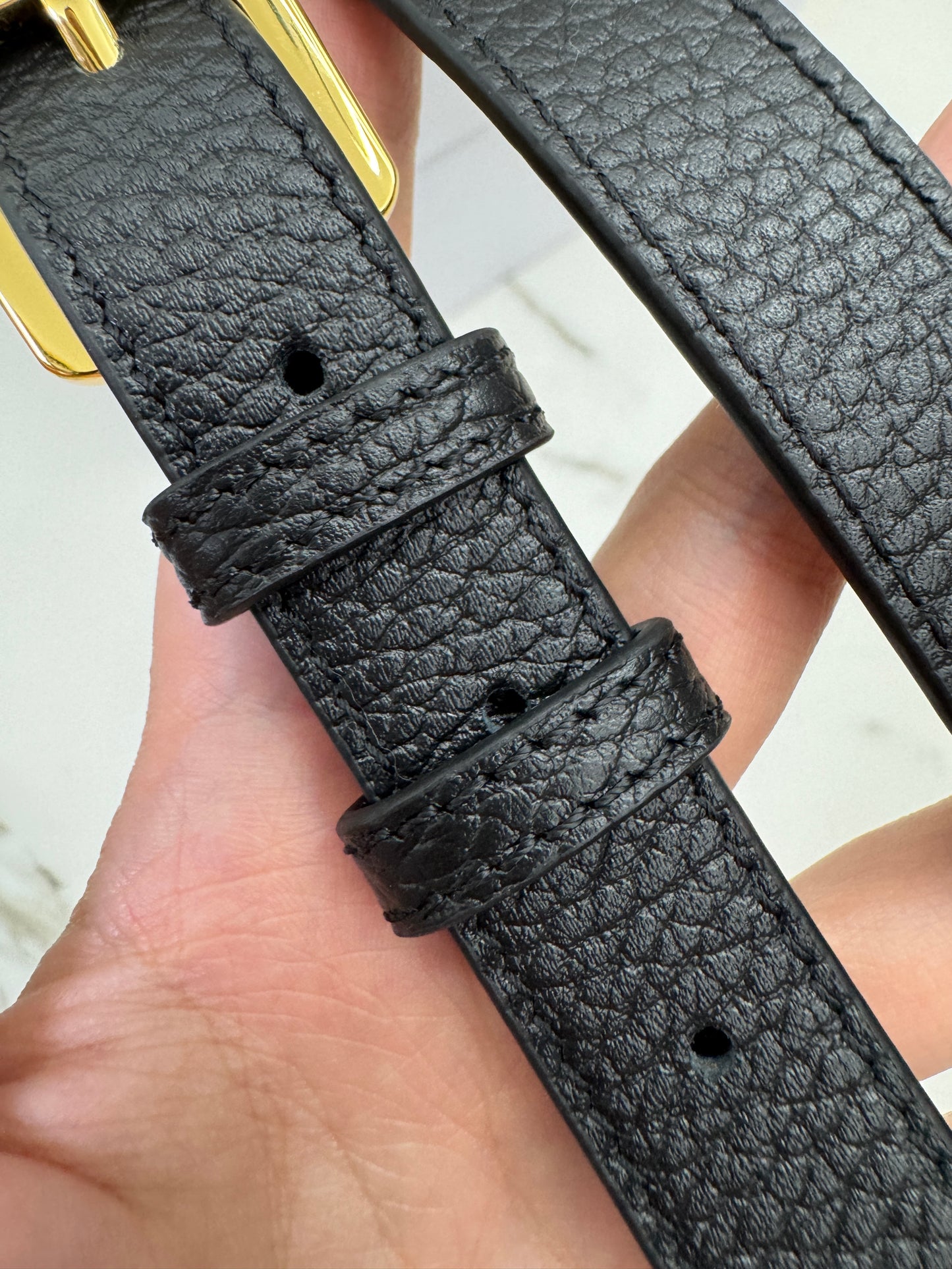 DIOR Signature 全皮小水桶