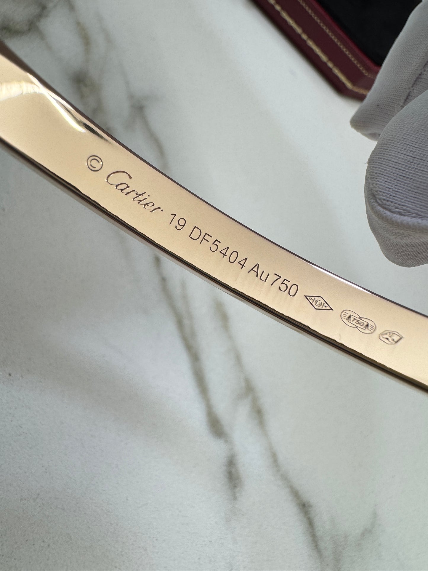 CARTIER Love Bracelet Classic Brushed Rose Gold 磨砂玫瑰金