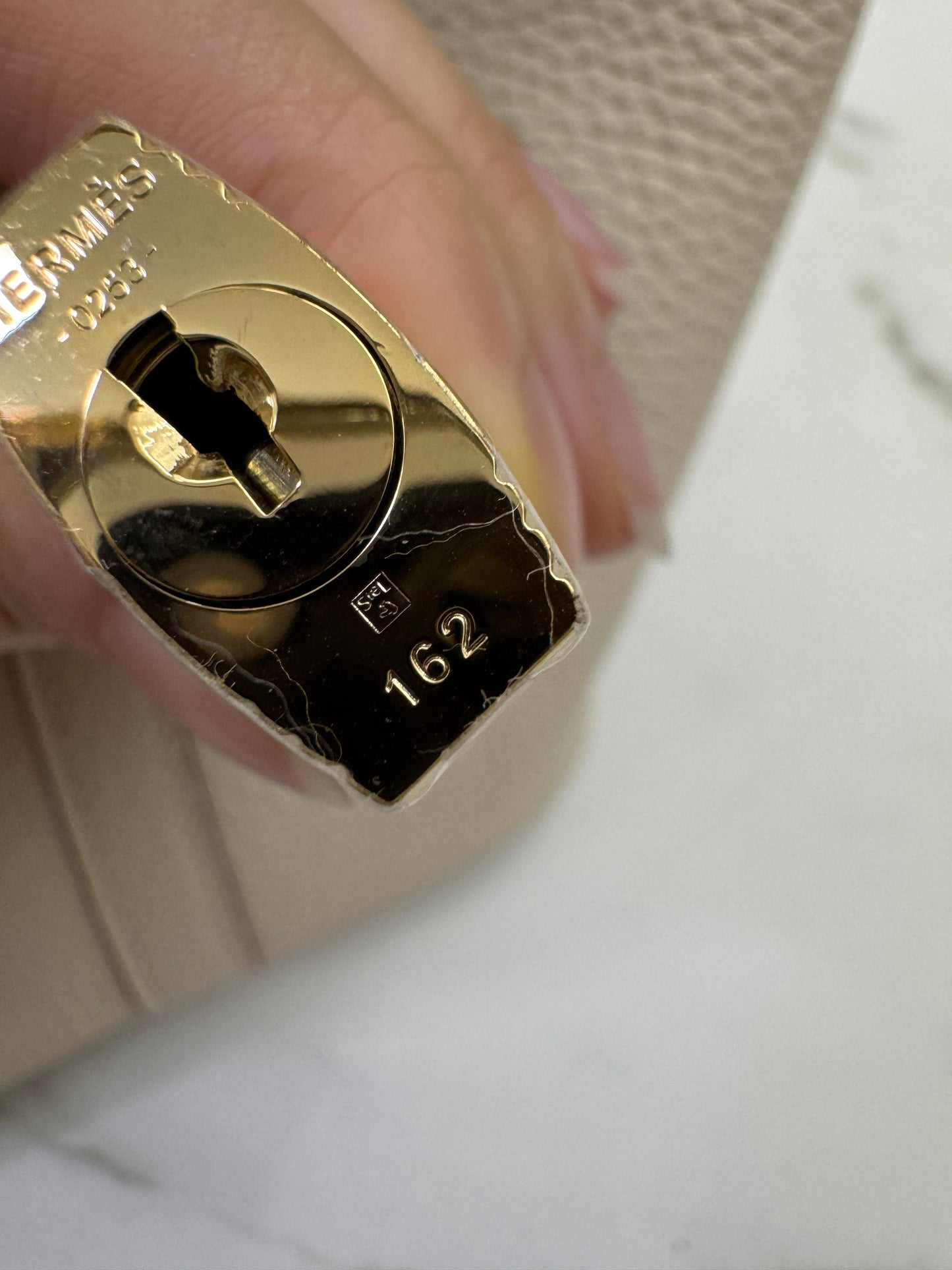 HERMES Picotin Lock 18 奶油白金扣 Nata GHW