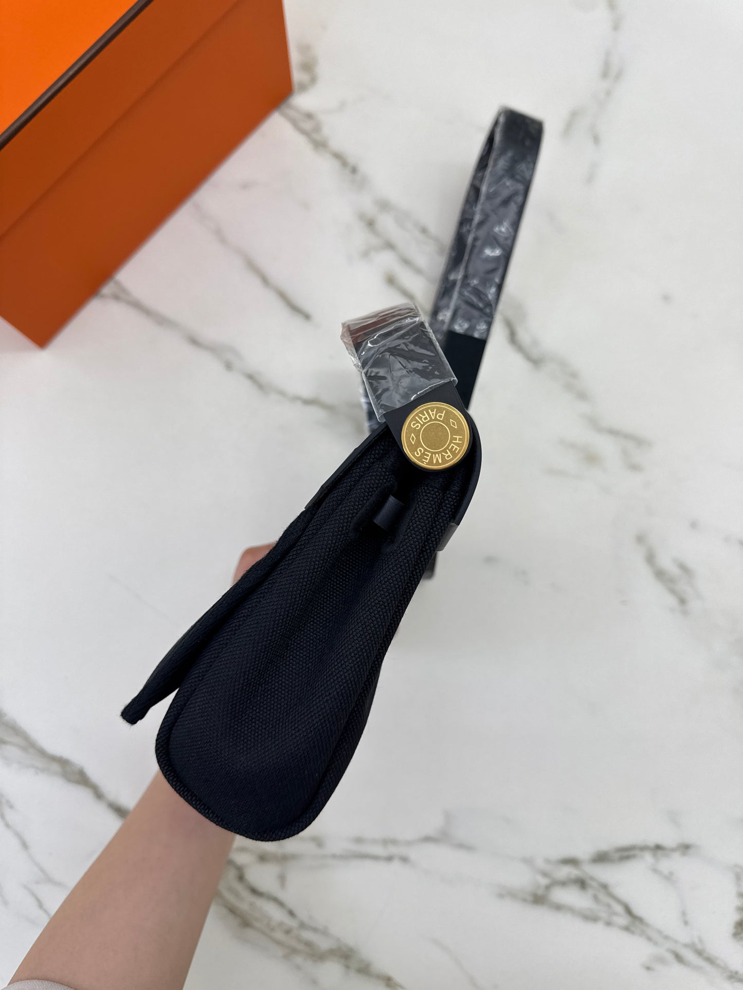 HERMES Mini Herbag 黑金