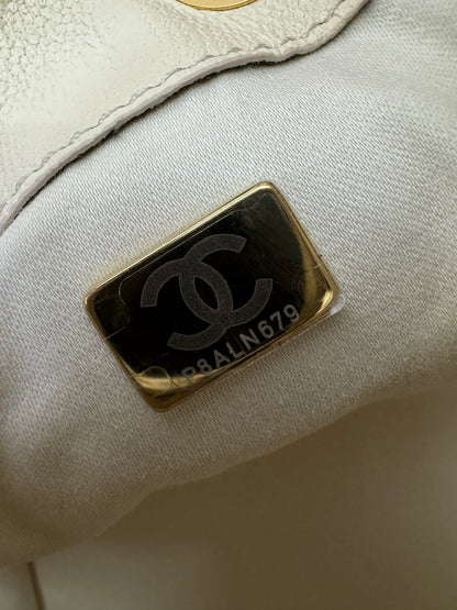 CHANEL Mini 25Bag 米色