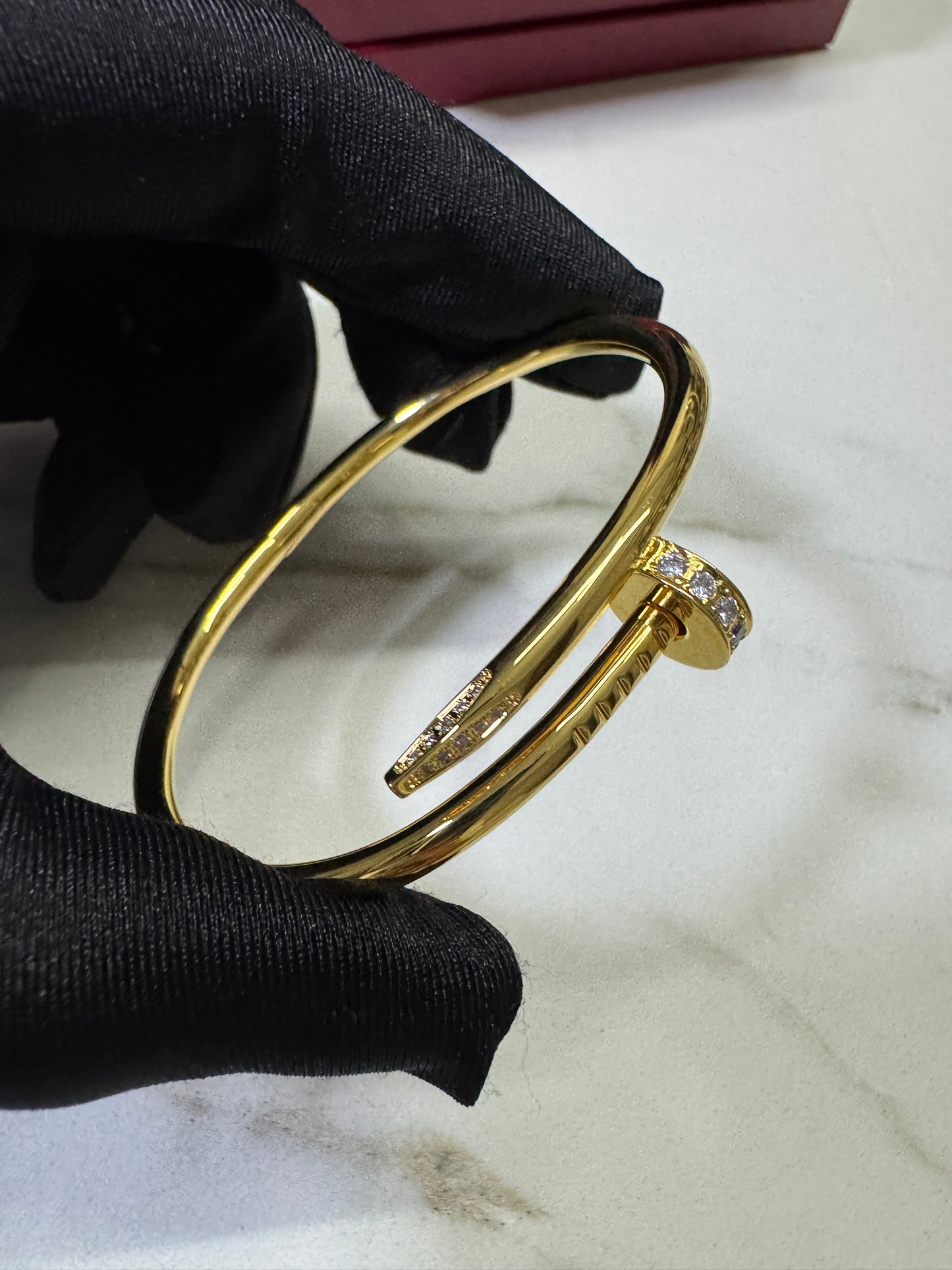 CARTIER Juste un Clou 釘子手鐲 金色粗版