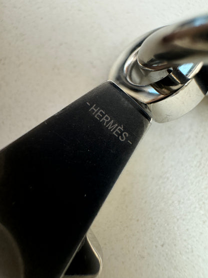 HERMES Kelly 25 黑銀 Epsom Noir