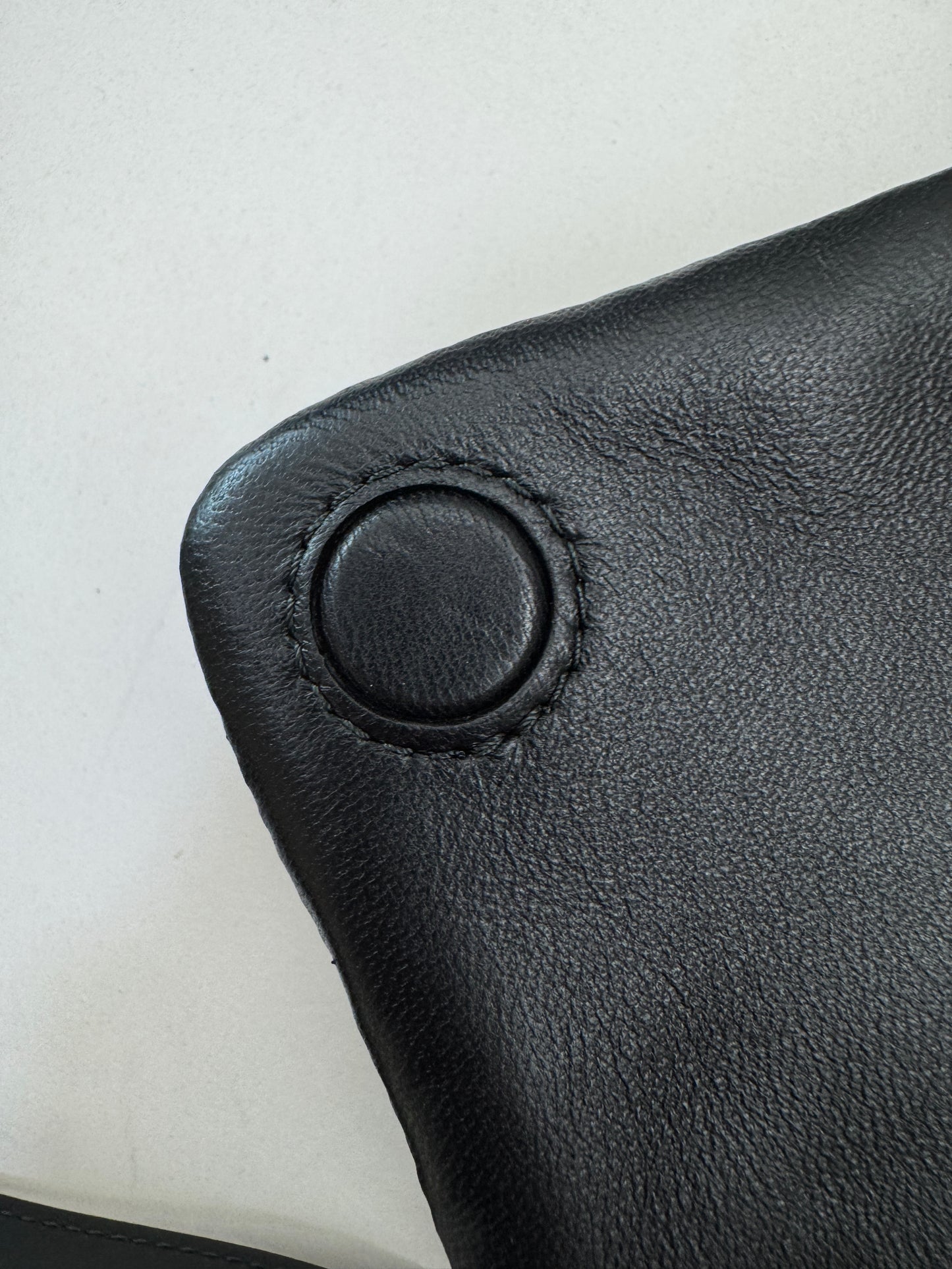 BV Intrecciato Mini Bag with Flap Black