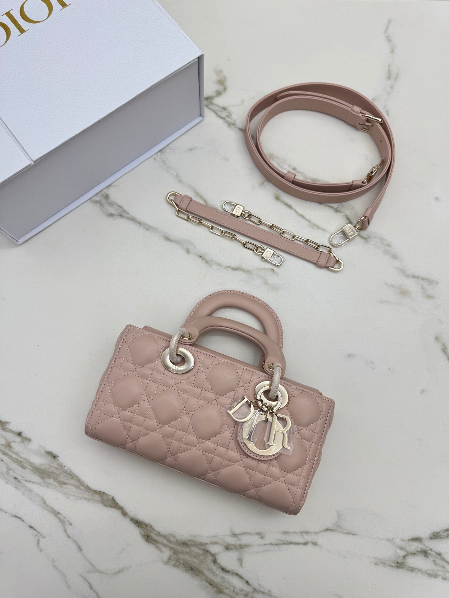 DIOR D-joy Small 胭脂粉 Powder Pink