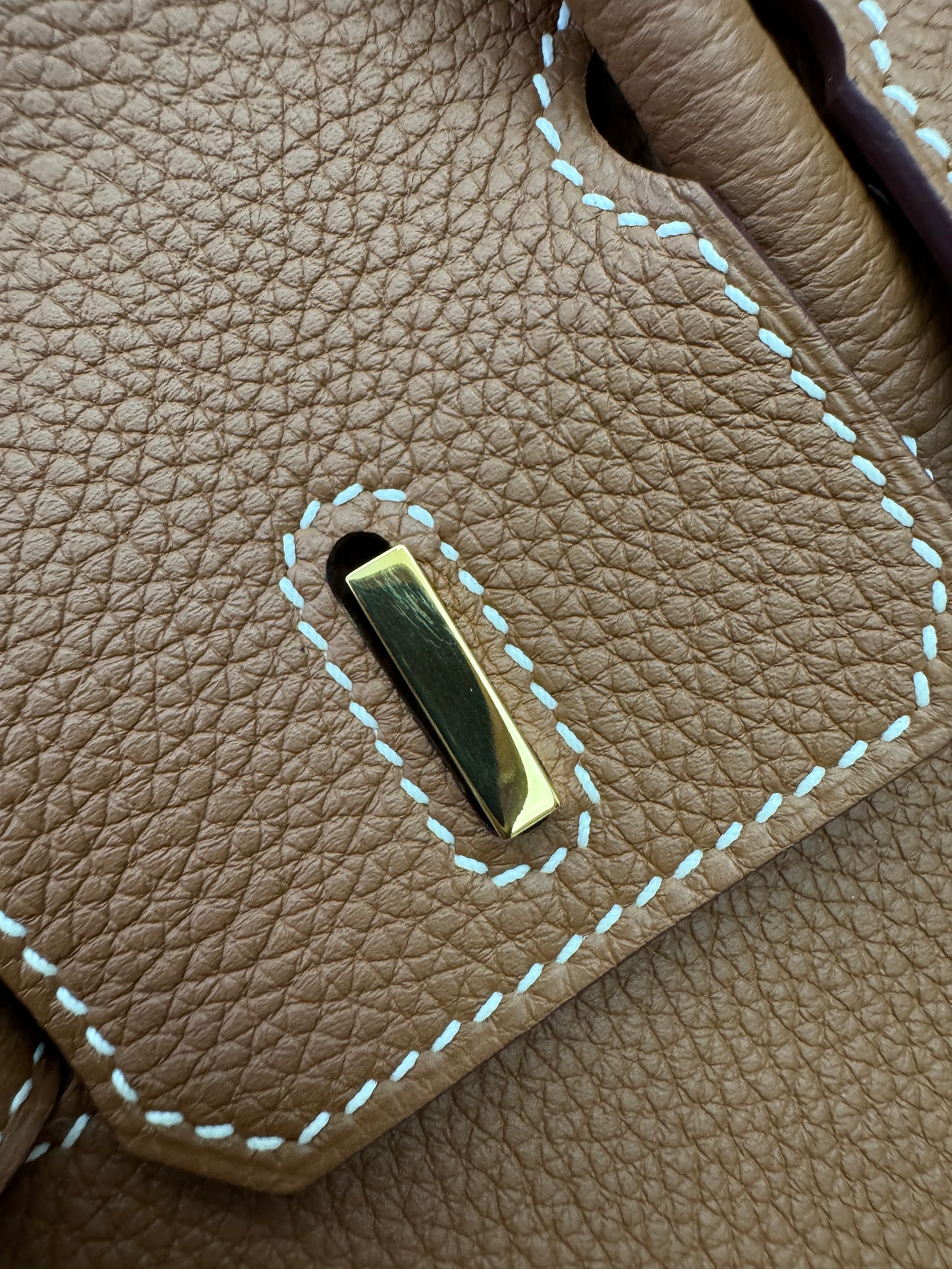 HERMES Birkin 25 金棕色金扣 Togo Gold GHW