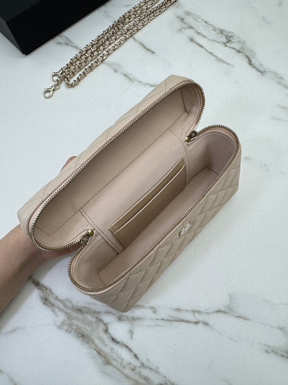 CHANEL LP盒子包 淺杏色