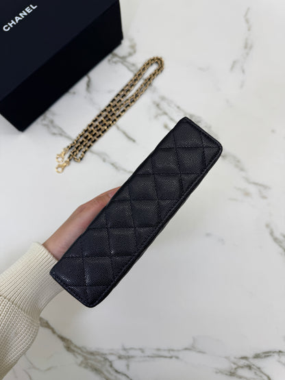 CHANEL 26C 菱格紋Logo LP盒子包