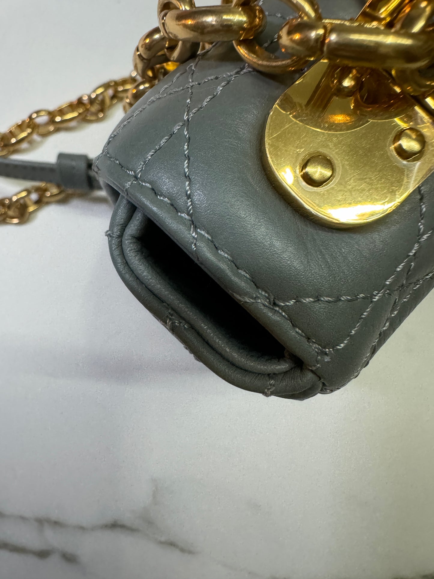 DIOR Caro 石灰色 小號