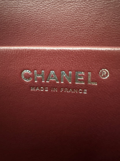 CHANEL 26S Maxi Flap Bag 黑銀小號（32cm)