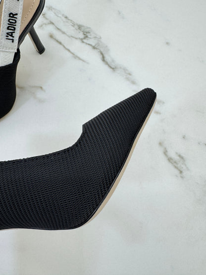 DIOR J'adior Slingback 黑色科技布 10cm