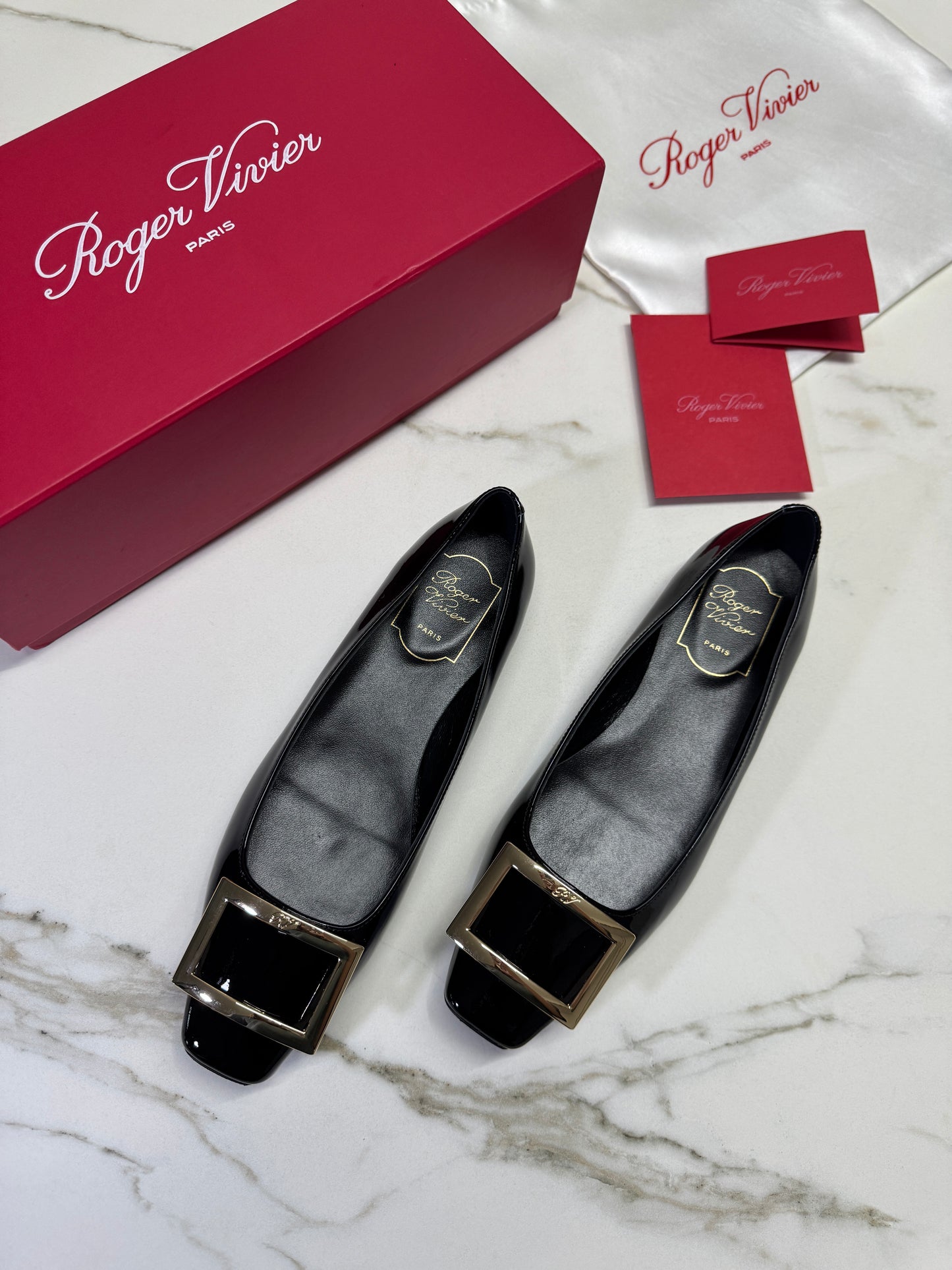 RV Trompette 漆皮芭蕾舞鞋