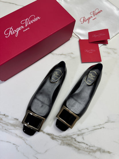 RV Trompette 漆皮芭蕾舞鞋