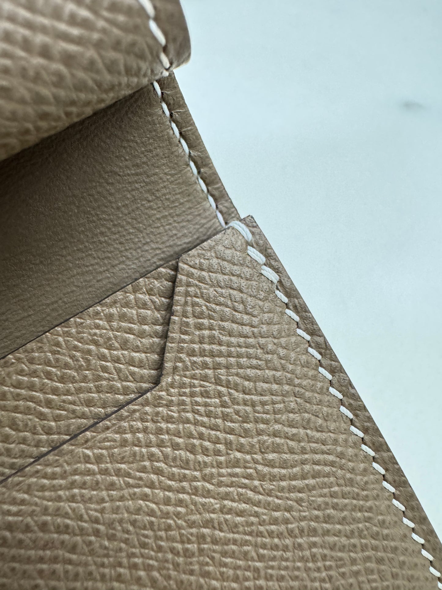 HERMES Bearn Mini Wallet 帶散紙位 大象灰金扣 Etoupe GHW