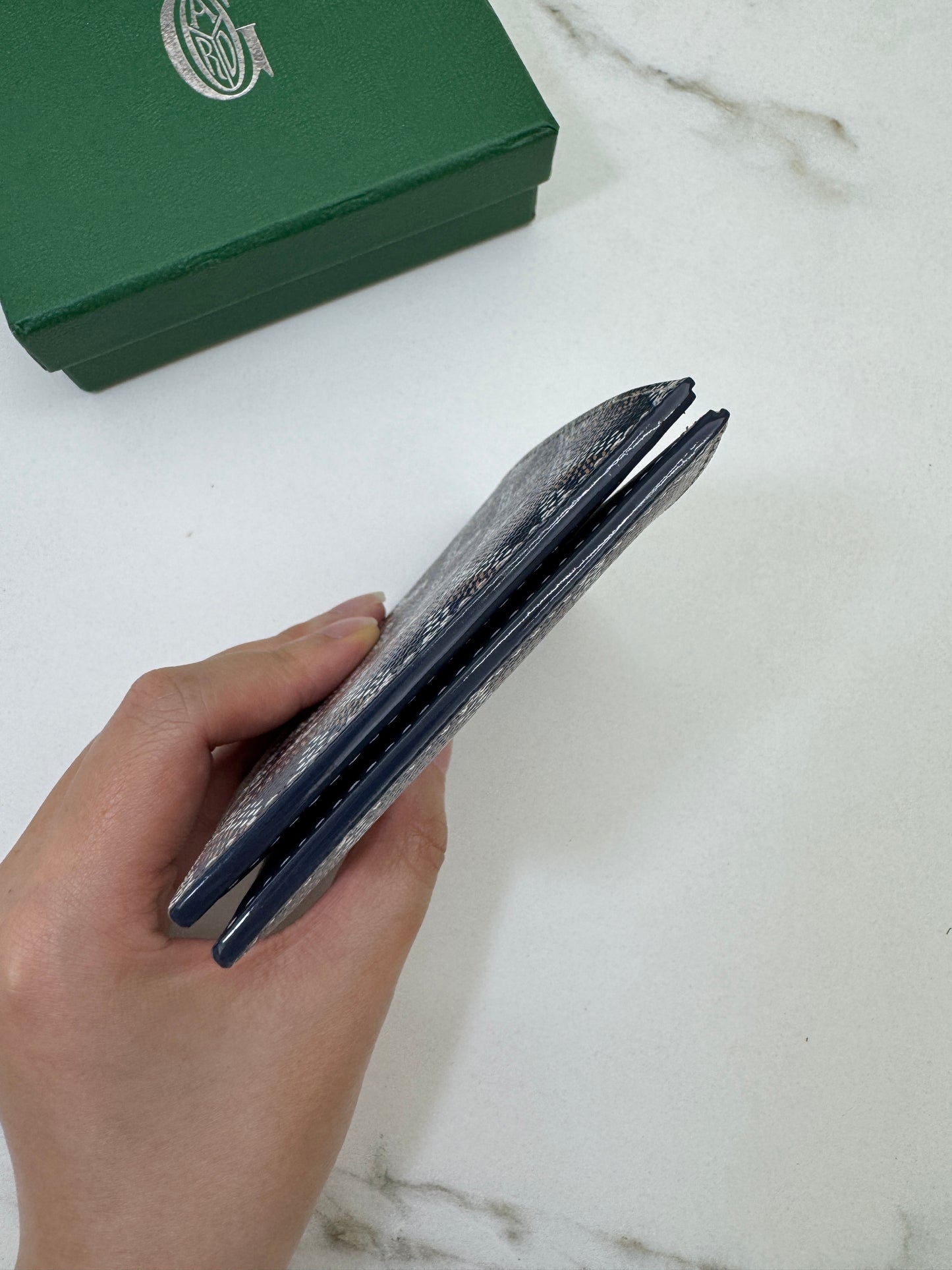 GOYARD Victoire Wallet 海軍藍