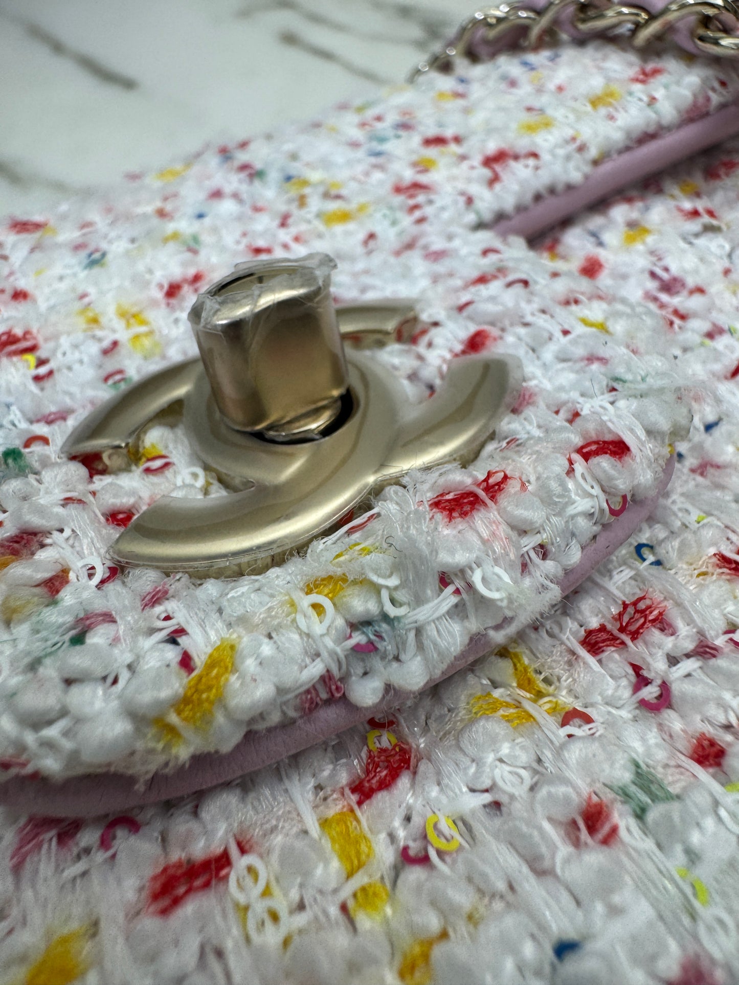 CHANEL 25P Mini CF20 毛呢 Tweed
