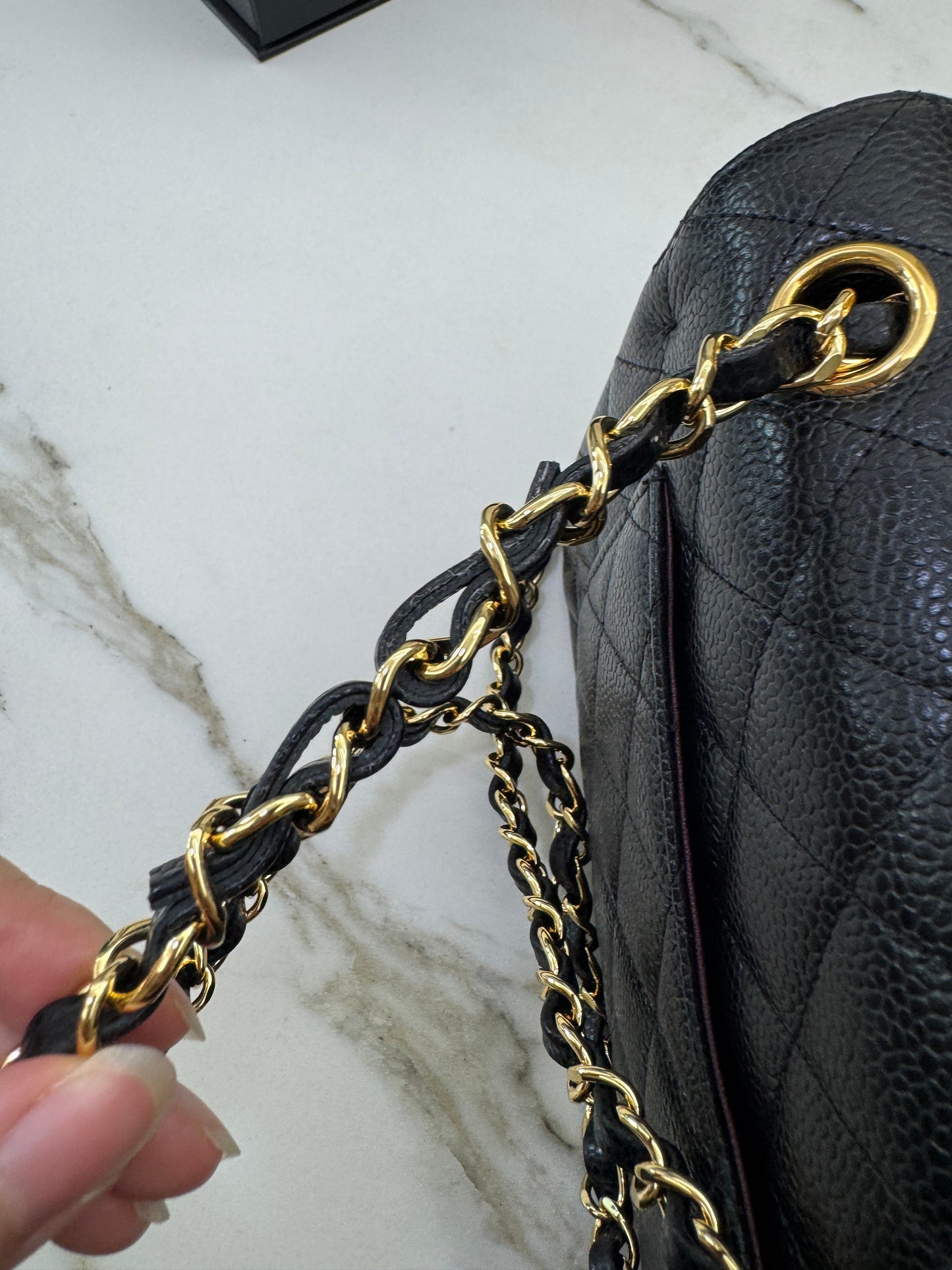 CHANEL CF23 黑金牛 CF Small