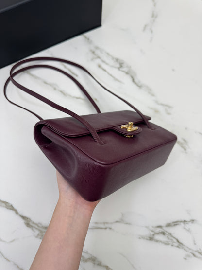CHANEL Preppy Coco Small 酒紅色