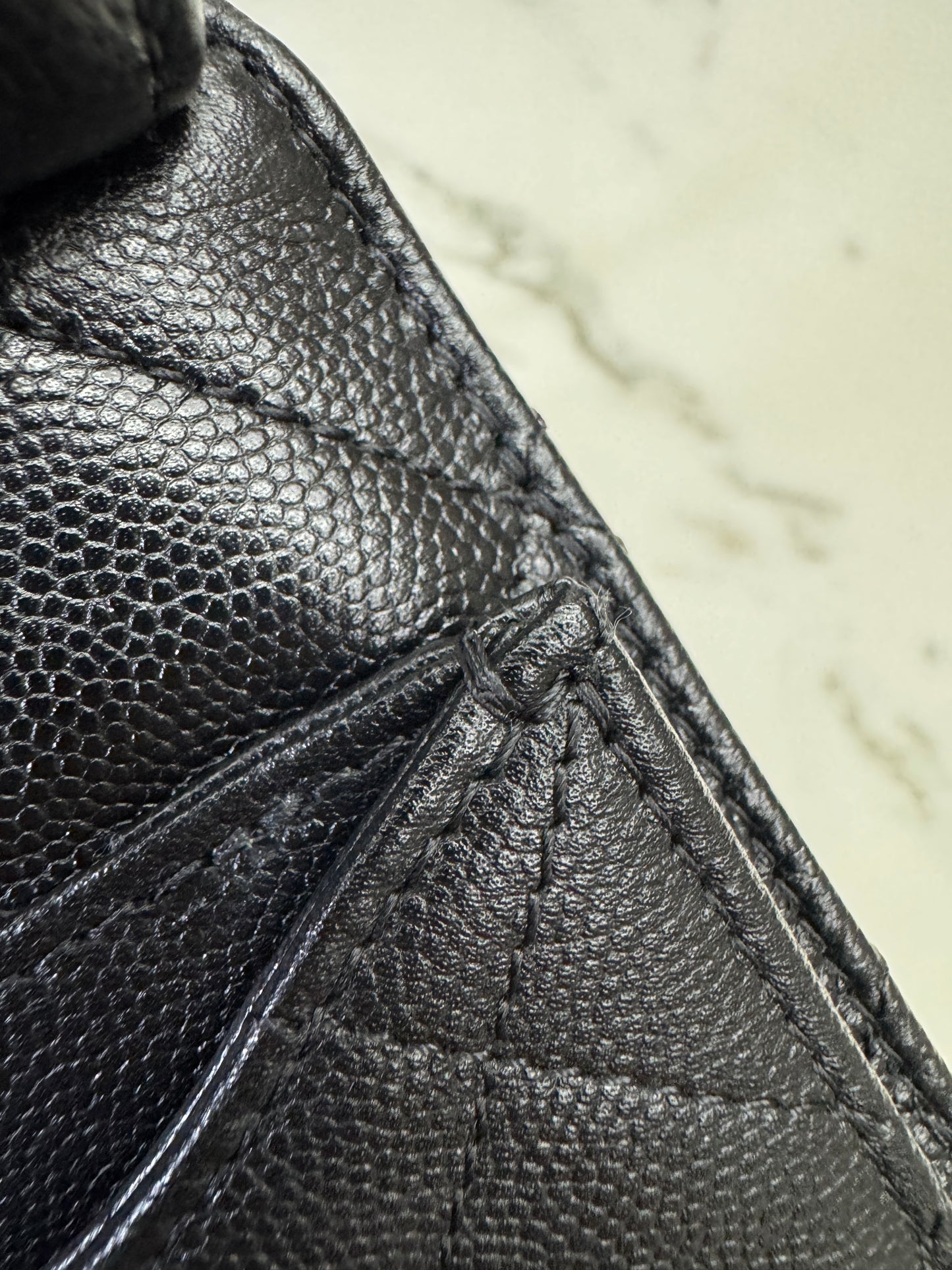 CHANEL 25Bag Small 黑銀小號 荔枝牛皮 Caviar Calfskin