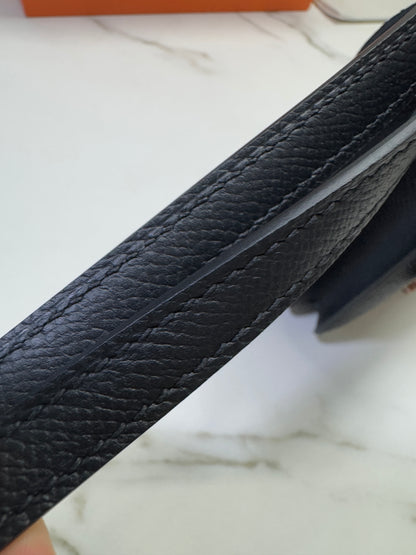 HERMES Mini Constance 黑色 玫瑰金扣 Epsom