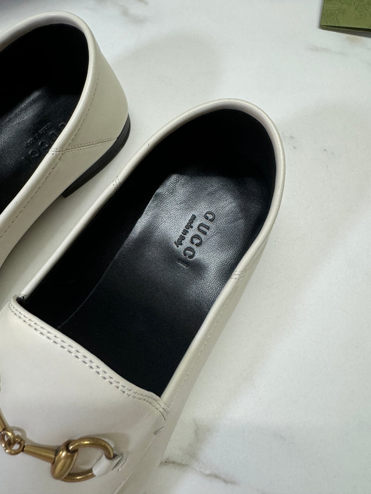 GUCCI Loafers 踩跟樂福鞋 奶白色