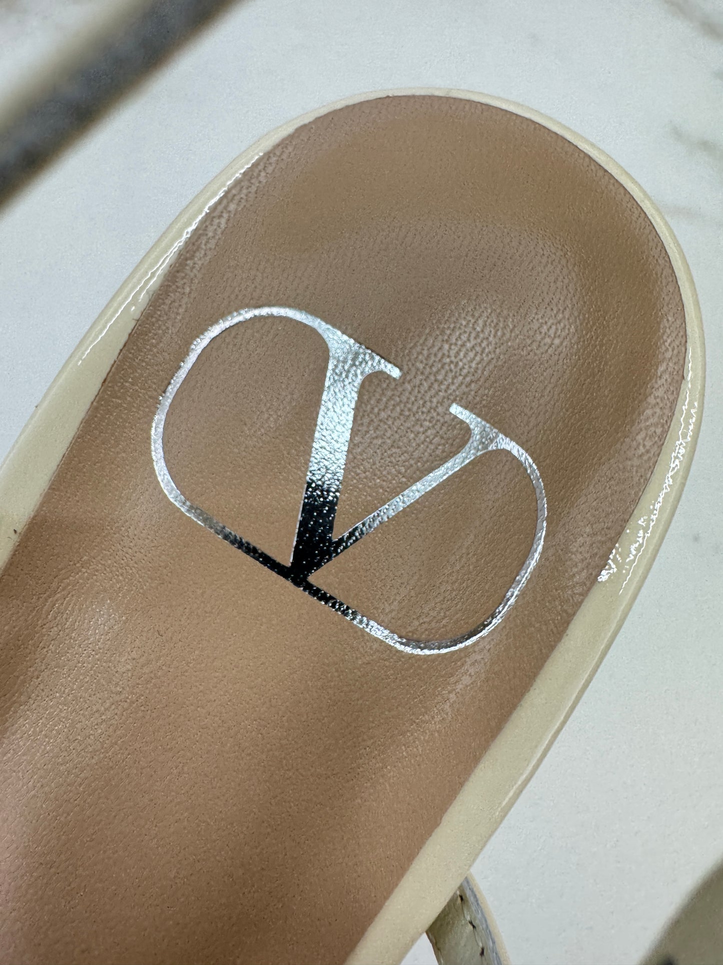VALENTINO Vlogo Signature Slingback 8cm