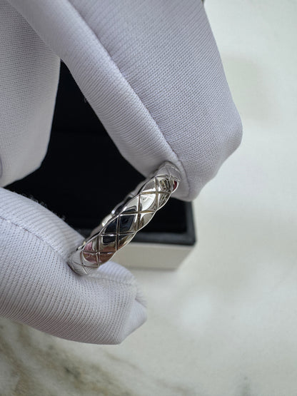 CHANEL Coco Crush Mini戒指 白金色