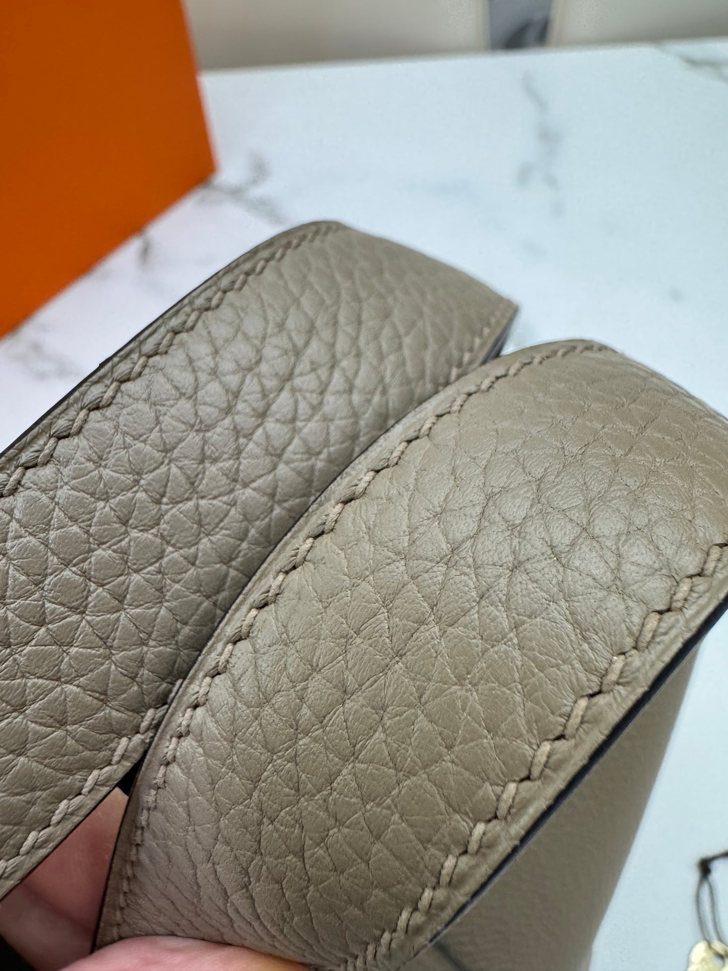 HERMES Picotin 18 馬爾淺米金扣 8Q Beige Marfa GHW